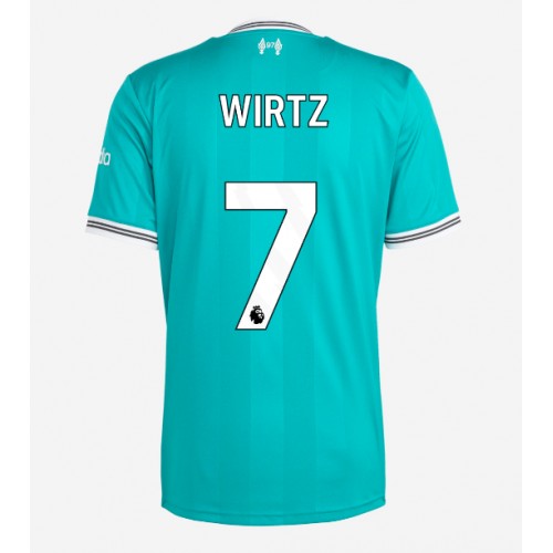 Camisa de Futebol Liverpool Florian Wirtz #7 Equipamento Alternativo 2025-26 Manga Curta